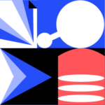 Logo abstrait avec fonctionnalités Tbox