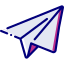 Icône Envoi avion en papier