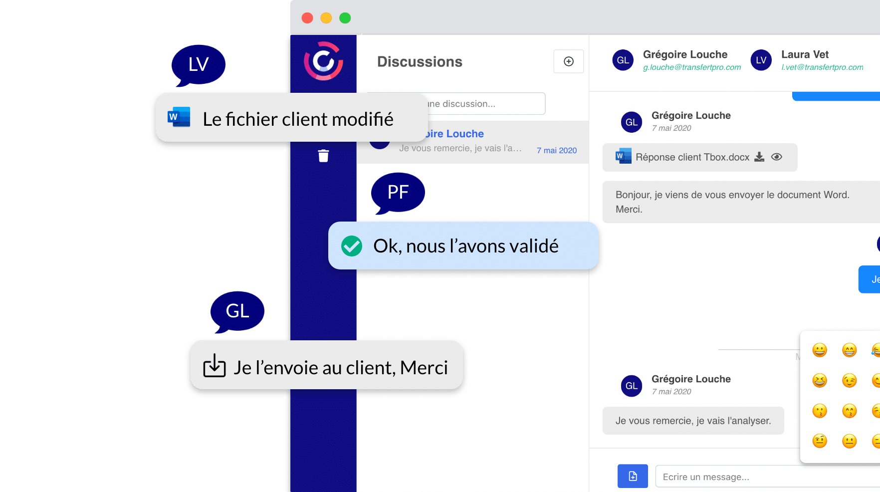 Interface de Messagerie Instantanée