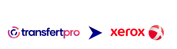 Logo TransfertPro avec Xerox