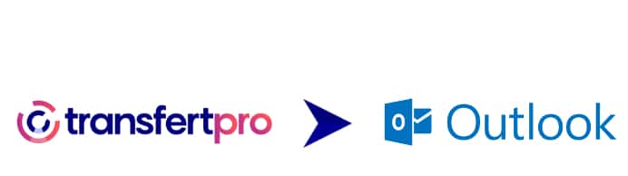 Logo transfertPro et Outlook