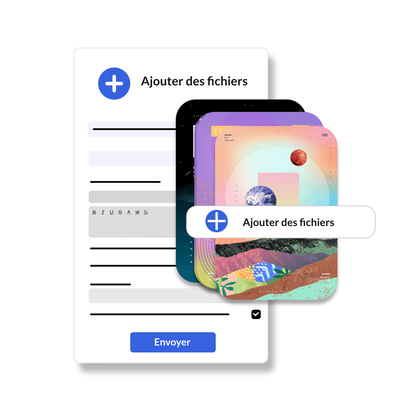 Interface Tsend pour envoyer des fichiers sécurisés