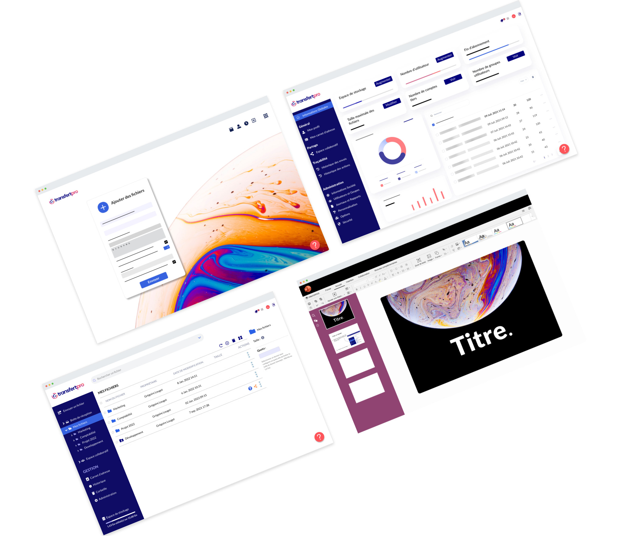 Interfaces TransfertPro