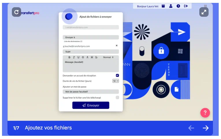 D&eacute;p&ocirc;t de fichiers