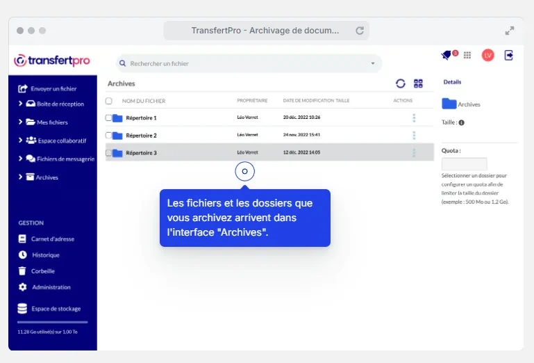 Image concernant le module d'Archivages TArchives